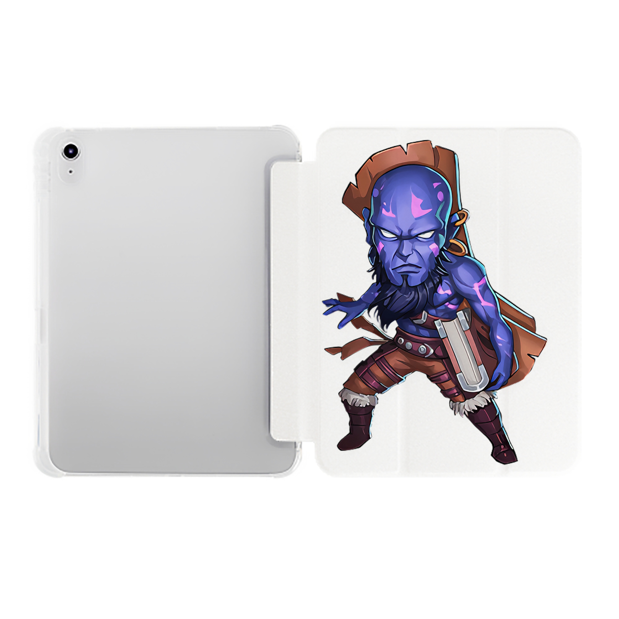 （画像用） リーグ・オブ・レジェンド League of Legends LOL IPad ケース ペン収納付き 三つ折りスタンド PUレザー×シリコン 対応機種9.5/10.5/10.9インチ